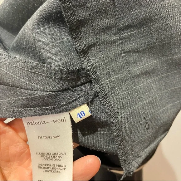 Paloma Wool Straight Pinstriped Skirt - Picture 7 of 7